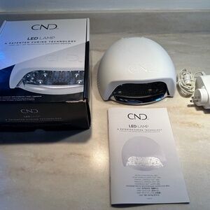 CND White LED Gel Shellac Nail Lamp